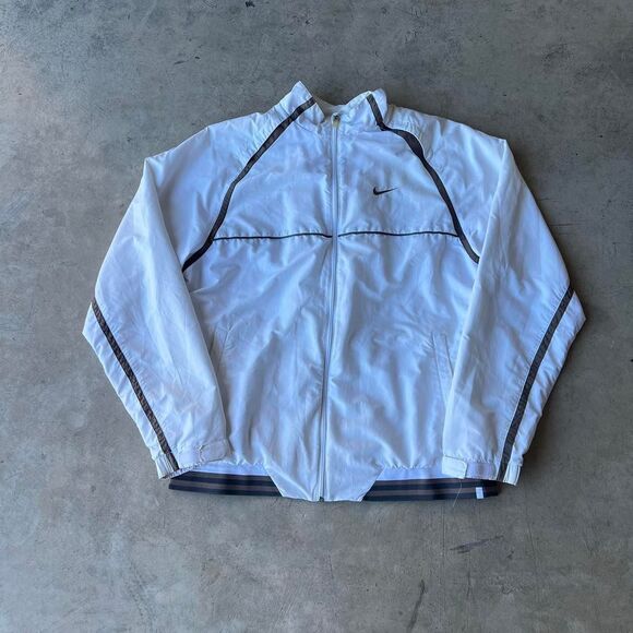 2000s Nike Track Jacket y2k Windbreaker workout Mens size XL - Picture 1 of 2